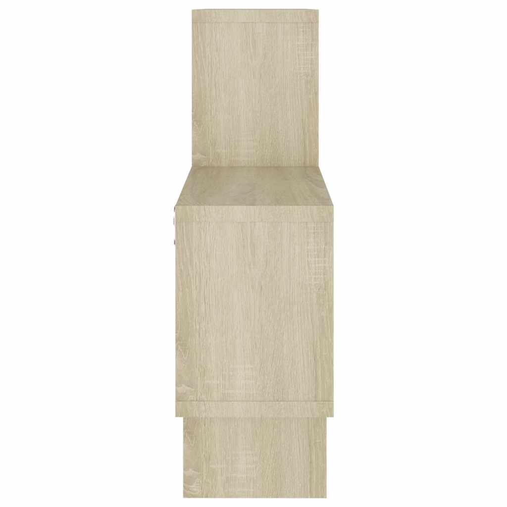Wandregal in Autoform Sonoma-Eiche 82x15x51 cm Holzwerkstoff