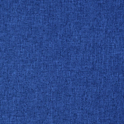 Bodenstuhl Drehbar Blau Stoff