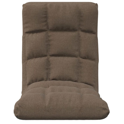 Bodenstuhl Faltbar Taupe Stoff