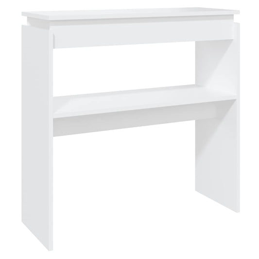 Konsolentisch Weiß 80x30x80 cm Holzwerkstoff