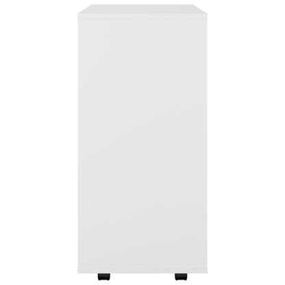 Rollschrank Weiß 60x35x75 cm Holzwerkstoff