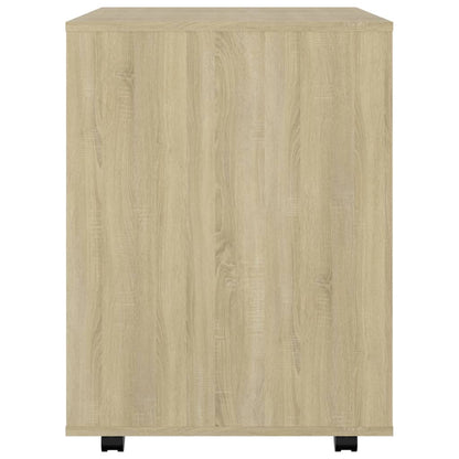 Rollschrank Sonoma-Eiche 60x53x72 cm Holzwerkstoff