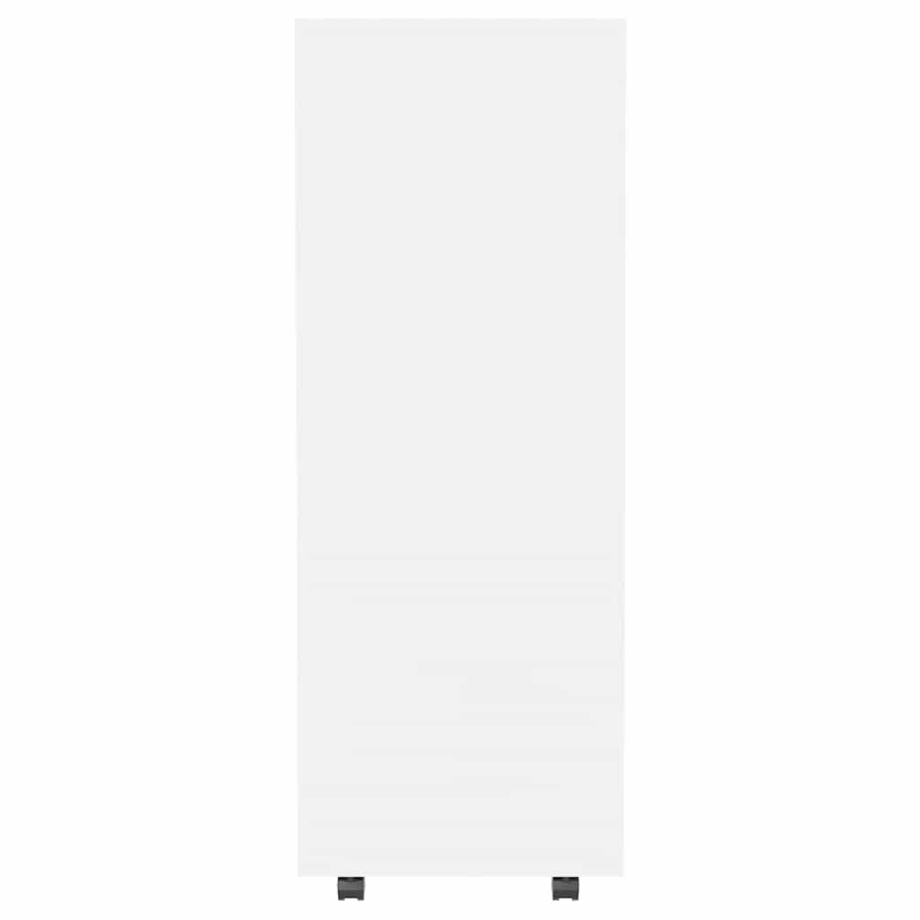Kleiderschrank Weiß 80x40x110 cm Holzwerkstoff
