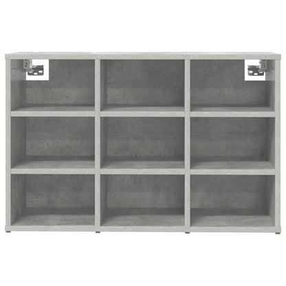 Schuhschrank Betongrau 77,5 x 30 x 51 cm Holzwerkstoff