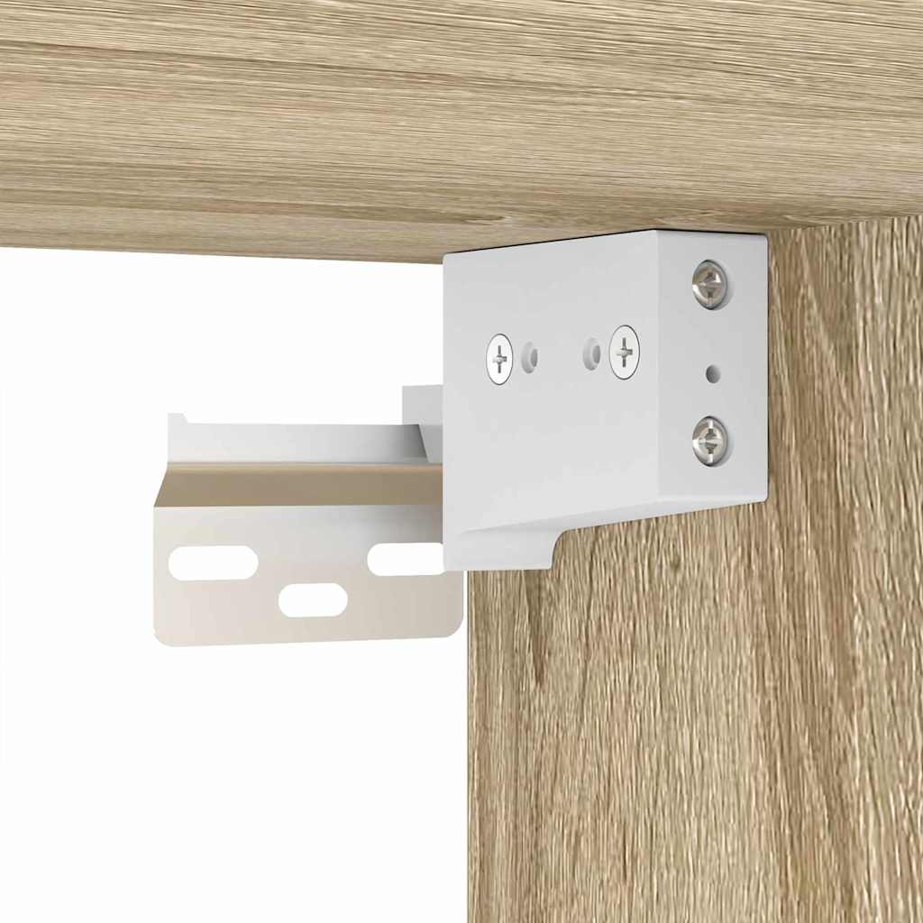 Schuhschrank Sonoma-Eiche 77,5 x 30 x 67 cm Holzwerkstoff