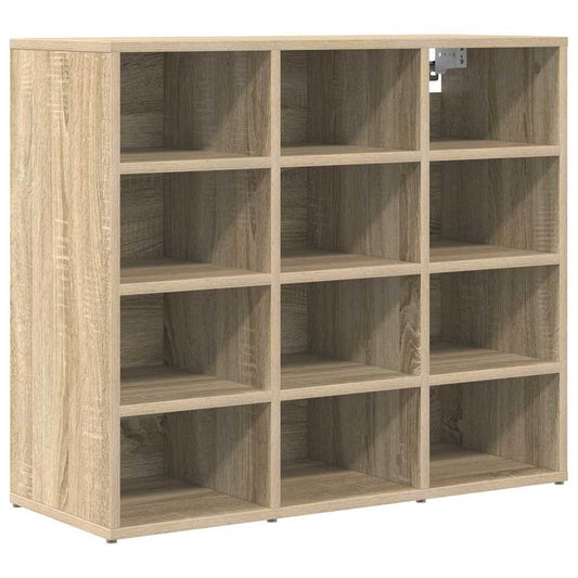 Schuhschrank Sonoma-Eiche 77,5 x 30 x 67 cm Holzwerkstoff