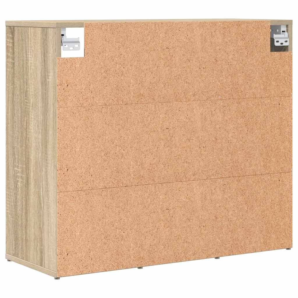 Schuhschrank Sonoma-Eiche 77,5 x 30 x 67 cm Holzwerkstoff