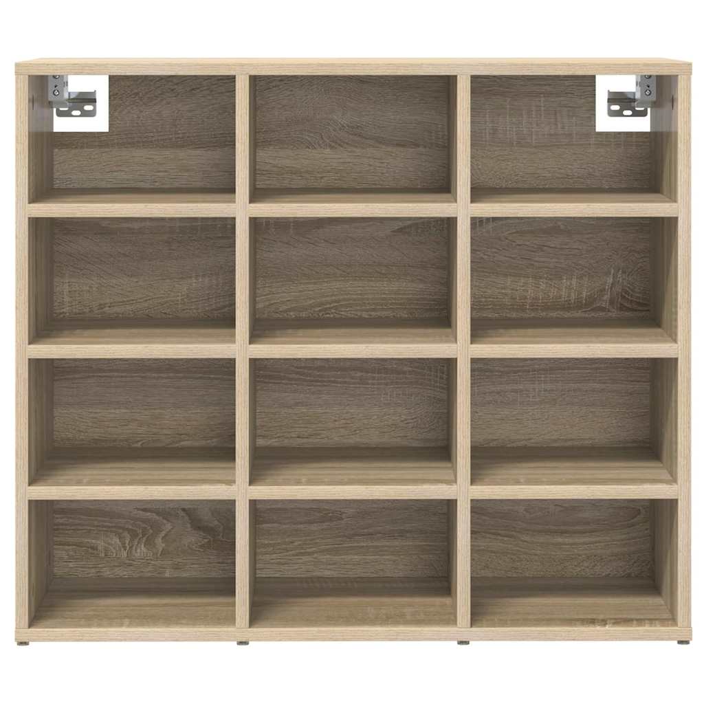 Schuhschrank Sonoma-Eiche 77,5 x 30 x 67 cm Holzwerkstoff