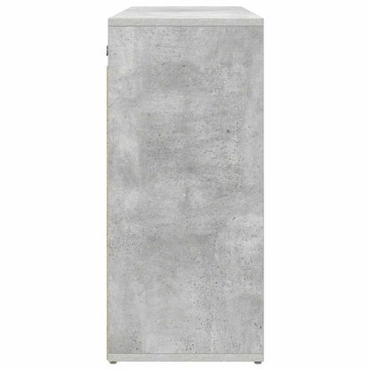 Schuhschrank Betongrau 77,5 x 30 x 67 cm Holzwerkstoff