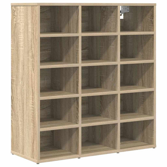 Schuhschrank Sonoma Eiche 77,5 x 30 x 83,5 cm Holzwerkstoff
