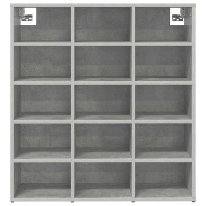 Schuhschrank Betongrau 77,5 x 30 x 83,5 cm Holzwerkstoff