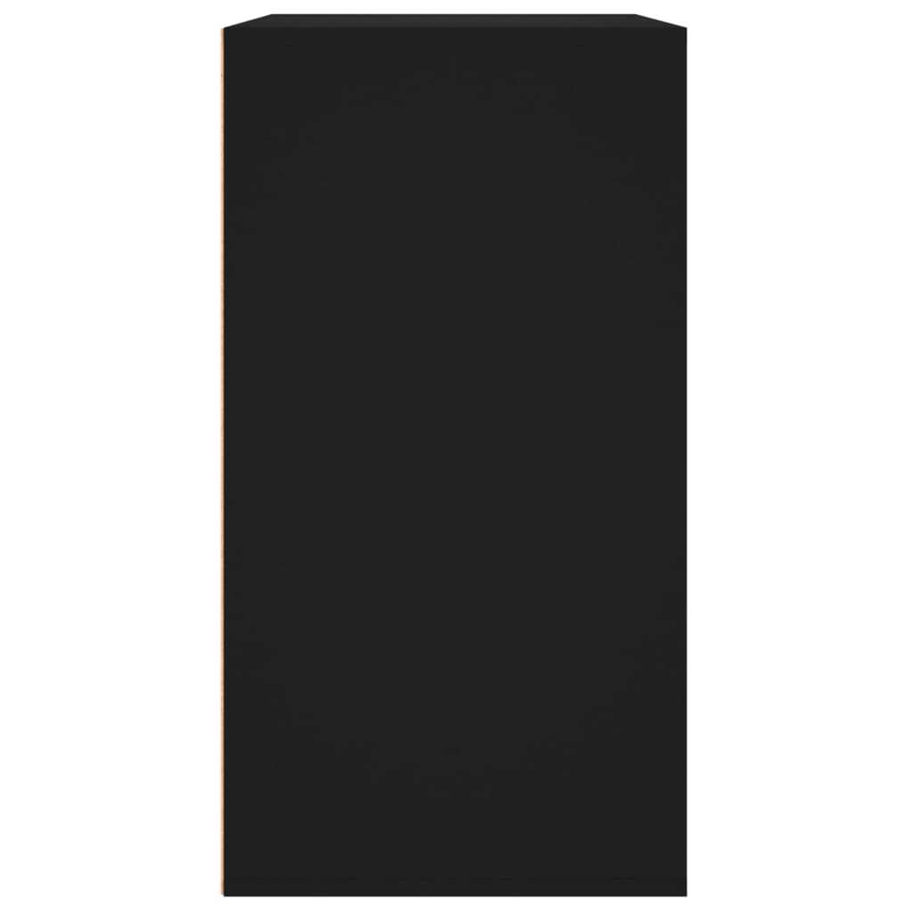 Kosmetikschrank Schwarz 80x40x75 cm Holzwerkstoff