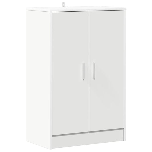 Schuhschrank Weiß 60x35x92 cm Holzwerkstoff