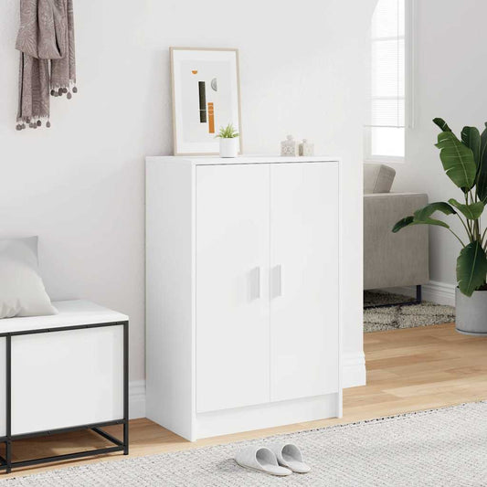Schuhschrank Weiß 60x35x92 cm Holzwerkstoff