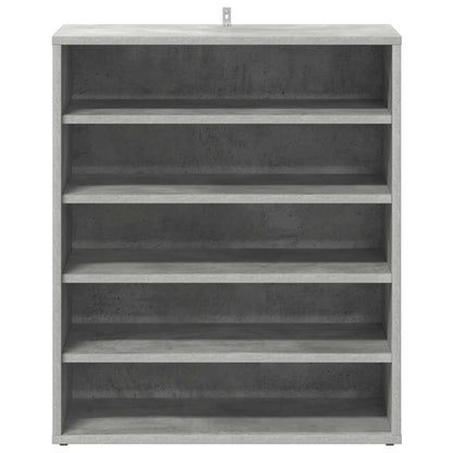 Schuhschrank Betongrau 60x35x70 cm Holzwerkstoff