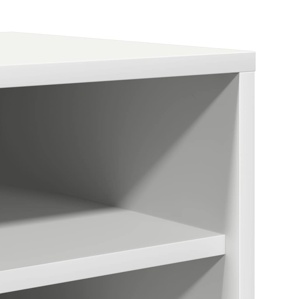 Schuhschrank Weiß 60x35x92 cm Holzwerkstoff