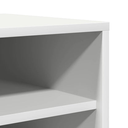Schuhschrank Weiß 60x35x92 cm Holzwerkstoff