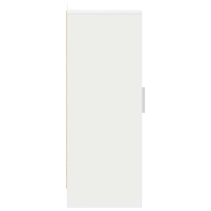 Schuhschrank Weiß 32x35x92 cm Holzwerkstoff