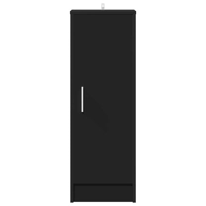 Schuhschrank Schwarz 32x35x92 cm Holzwerkstoff