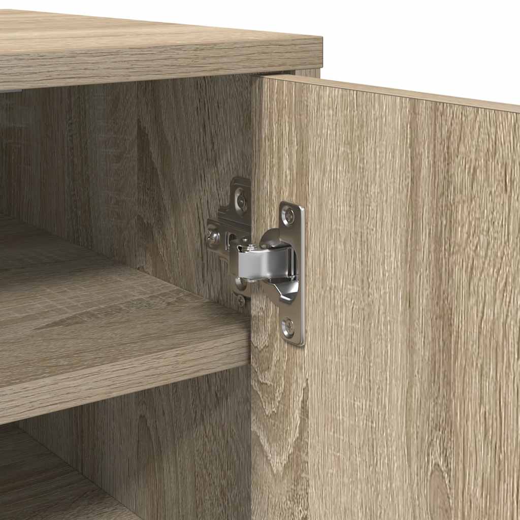 Schuhschrank Sonoma-Eiche 32x35x92 cm Holzwerkstoff