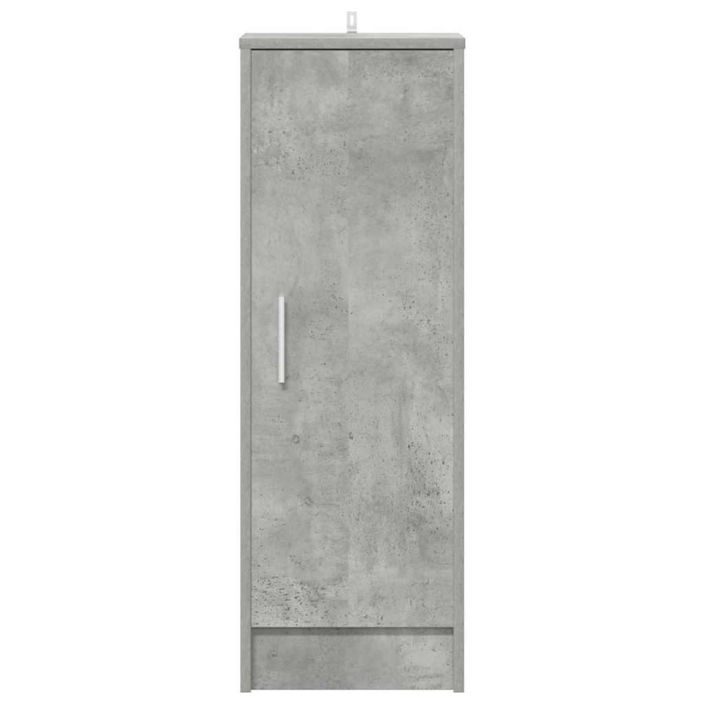 Schuhschrank Betongrau 32x35x92 cm Holzwerkstoff