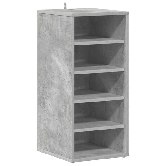 Schuhschrank Betongrau 31,5x35x70 cm Holzwerkstoff