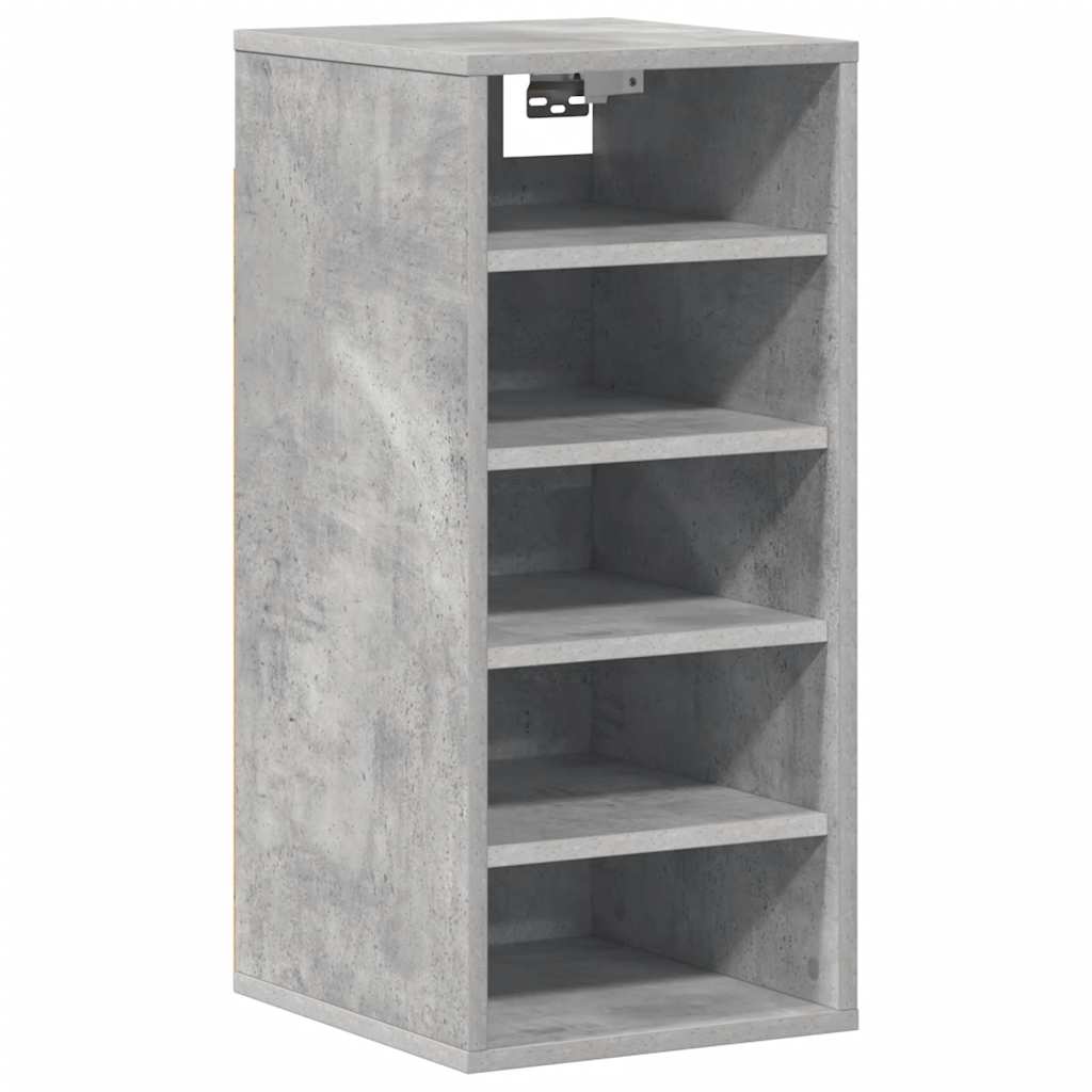 Schuhschrank Betongrau 31,5x35x70 cm Holzwerkstoff