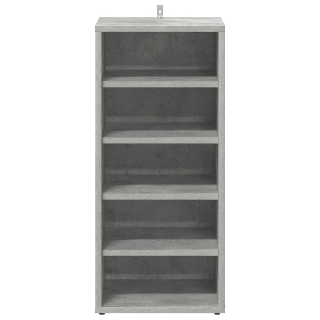 Schuhschrank Betongrau 31,5x35x70 cm Holzwerkstoff