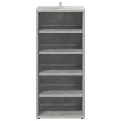 Schuhschrank Betongrau 31,5x35x70 cm Holzwerkstoff