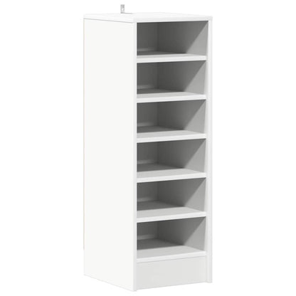 Schuhschrank Weiß 31,5x35x90 cm Holzwerkstoff