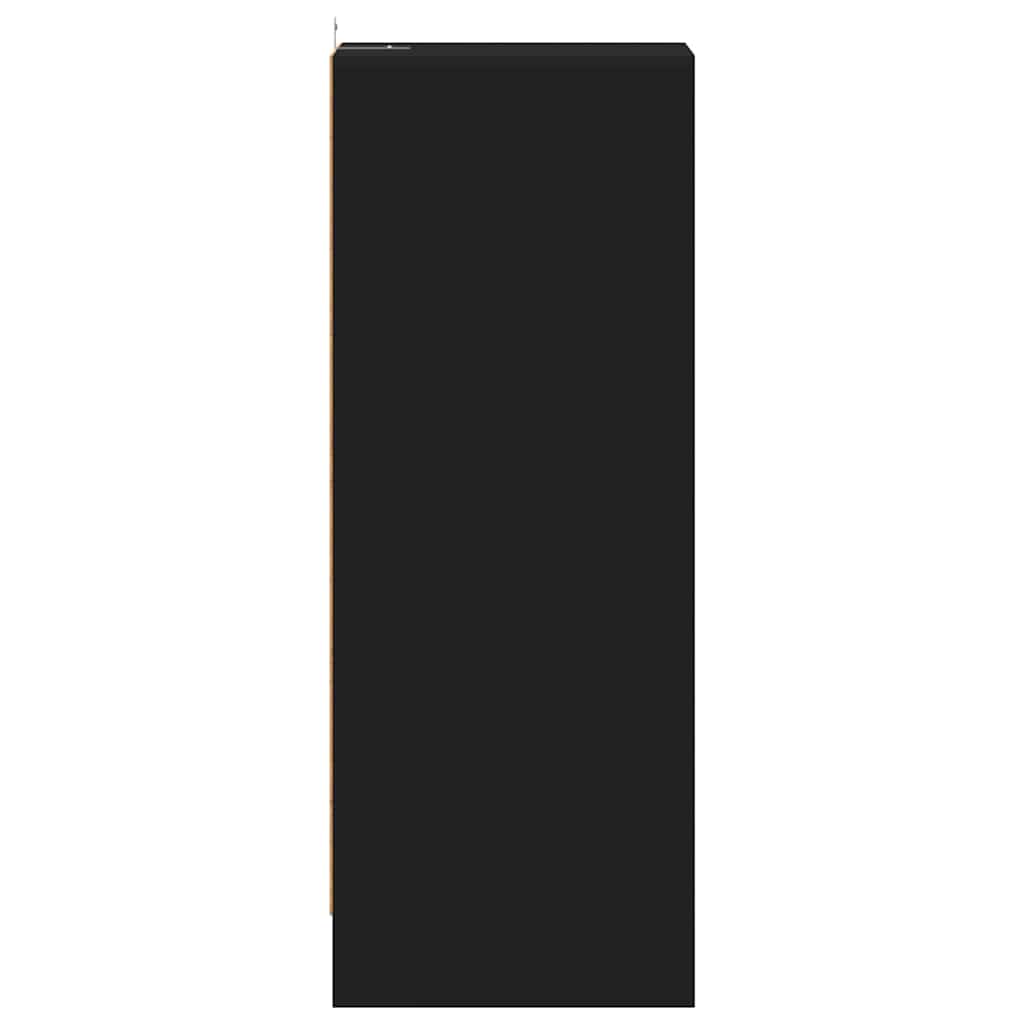 Schuhschrank Schwarz 31,5x35x90 cm Holzwerkstoff