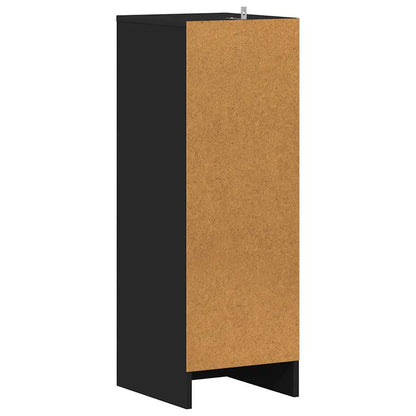 Schuhschrank Schwarz 31,5x35x90 cm Holzwerkstoff