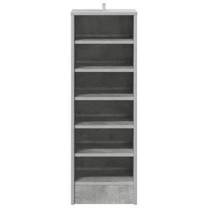 Schuhschrank Betongrau 31,5x35x90 cm Holzwerkstoff