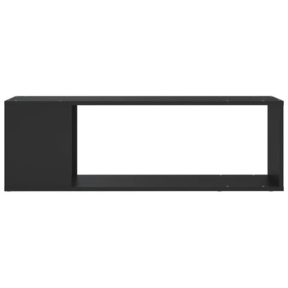 TV-Schrank Schwarz 100x24x32 cm Holzwerkstoff