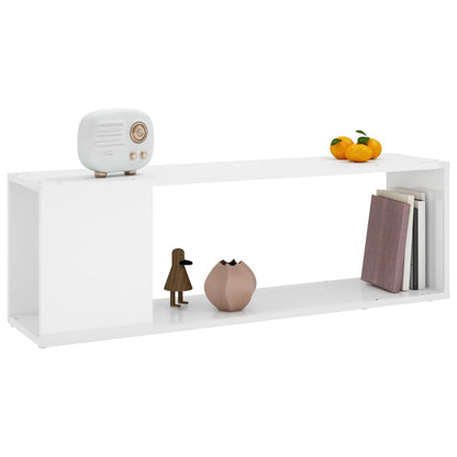 TV-Schrank Hochglanz-Weiß 100x24x32 cm Holzwerkstoff