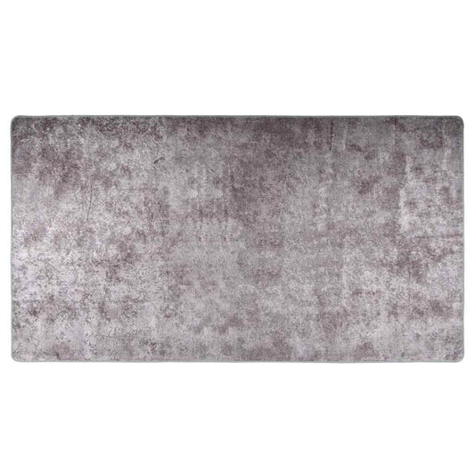 Teppich Waschbar Grau 190x300 cm Rutschfest