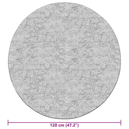 Teppich Waschbar Grau φ120 cm Rutschfest