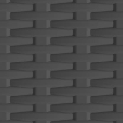 Kunststoffschrank 68x39x92 cm Rattan-Design