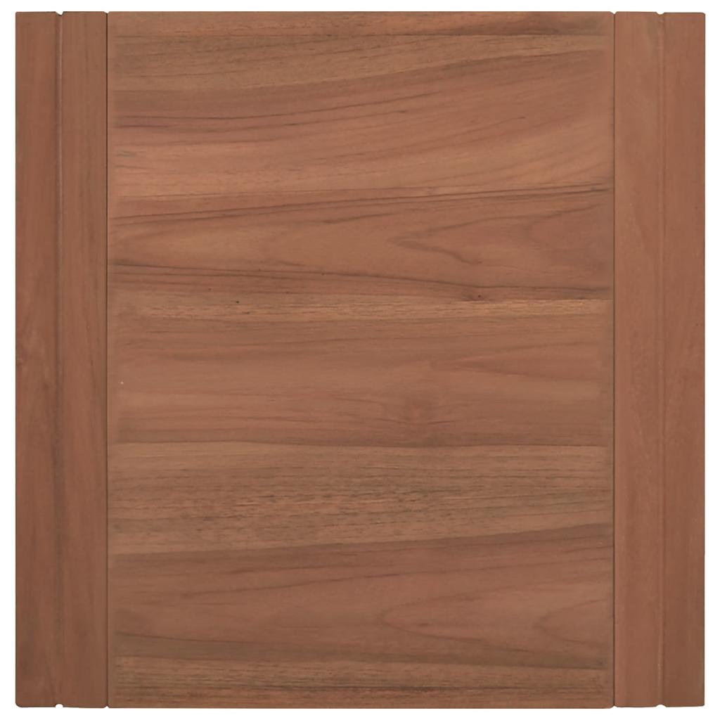 Wand-Badregal 45x45x35 cm Massivholz Teak