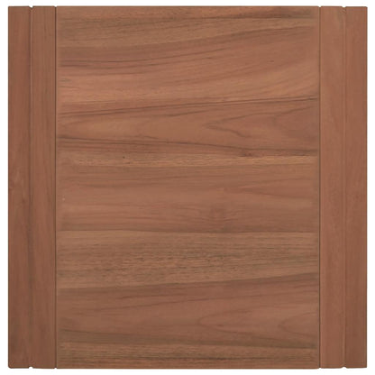 Wand-Badregal 45x45x35 cm Massivholz Teak