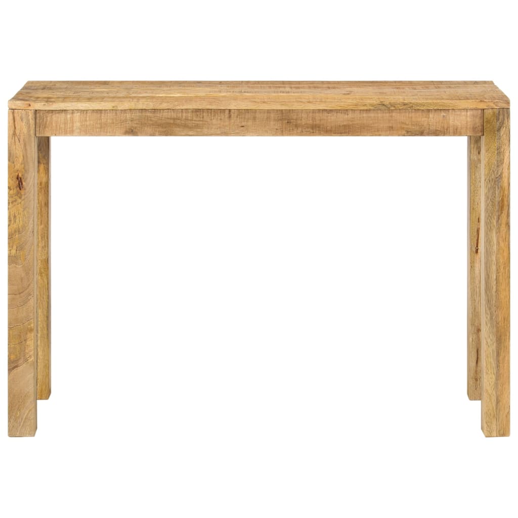 Konsolentisch 110x35x76 cm Raues Mangoholz