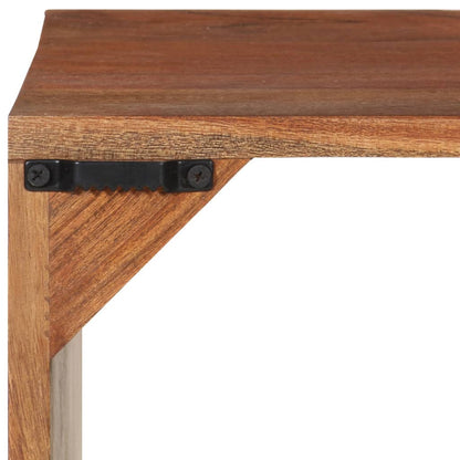 Wandregal 40x30x40 cm Massivholz Akazie