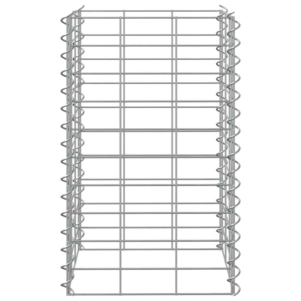 Gabionen-Hochbeete 3 Stk. 30x30x50 cm Eisen
