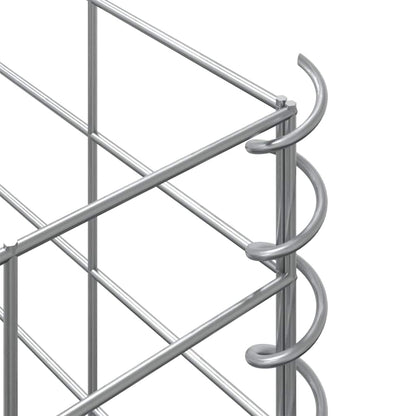 Gabionen-Hochbeete 3 Stk. 30x30x50 cm Eisen