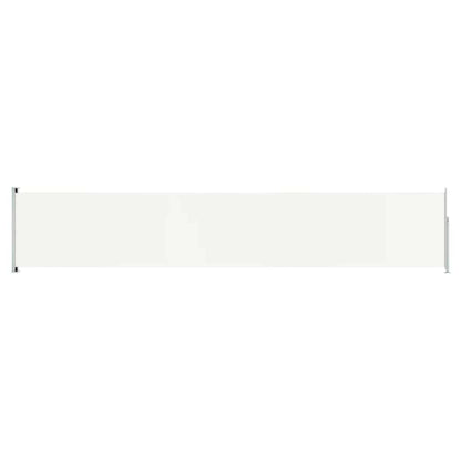 Seitenmarkise Ausziehbar 117x600 cm Creme