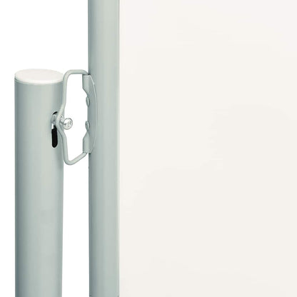 Seitenmarkise Ausziehbar 117x600 cm Creme
