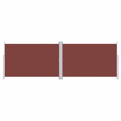 Seitenmarkise Ausziehbar Braun 200x600 cm