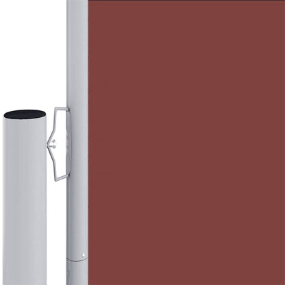 Seitenmarkise Ausziehbar Braun 200x600 cm