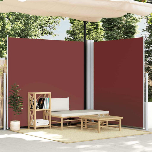 Seitenmarkise Ausziehbar Braun 220x600 cm