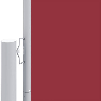Seitenmarkise Ausziehbar Rot 160x1000 cm
